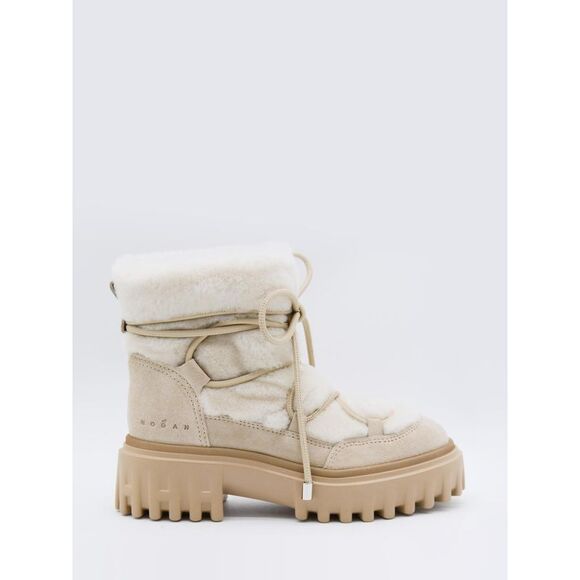 Hogan Boots Woman Beige